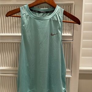 Nike dri fit running racer back tank top